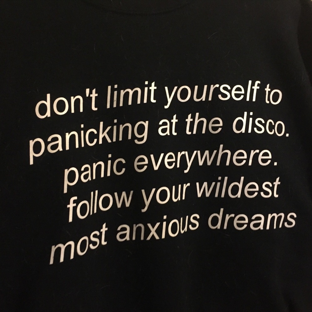 Black Panic! at the Disco Sweater